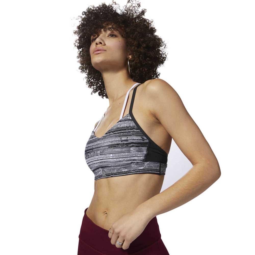 Reebok OS Hero Strappy Stratif Medium Support Workout Sports Bra Size XS